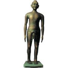  仿古針灸銅人高158cm  