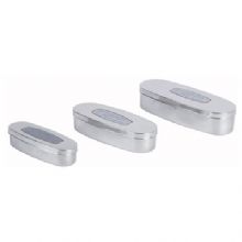 華瑞不銹鋼針管盒  A312 中號(hào) 134×50×30毫米可放10ml、5ml、2ml、1ml 針管