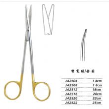 金鐘精細(xì)剪18cm JA2512 18cm 彎寬頭 金圈