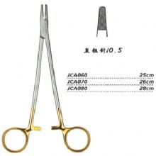 金鐘硬質合金鑲片持針鉗直 粗針 JCA060 25cm 直 粗針 0.5