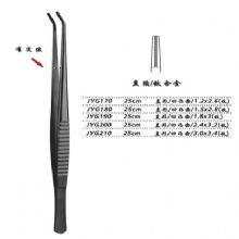 金鐘組織鑷直形 凹凸齒  25cm JYG170  1.2×2.6（鈦）
