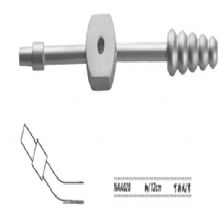 金鐘吸引管可換式 NAA020 柄 12cm 可換式 彎腦吸引管