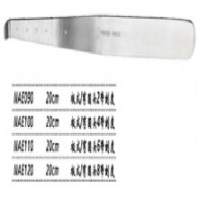 金鐘腦壓板彎單圓頭 NAE090 20cm 板式 彎單圓頭2 帶刻度