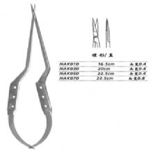 金鐘顯微剪槍形 NAK010 16.5cm 槍形 直 頭寬0.4