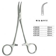 金鐘止血鉗胸腔止血鉗 JC9030 16cm 彎全齒 H15胸腔止血鉗