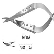 金鐘角膜剪  YBA020 彎鈍 刃長12 圓孔柄