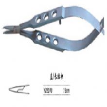 金鐘顯微眼用持針鉗長(zhǎng)短柄 YZE070 13cm 直 長(zhǎng)短柄