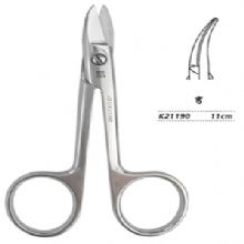 金鐘金冠剪  K21190 11cm 彎齒科剪