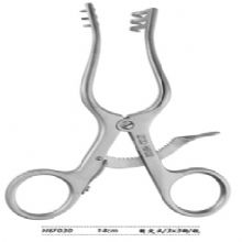 金鐘乳突牽開器  H6F030 14cm 固定式 3×3鉤銳