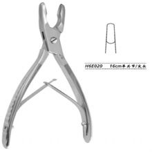 金鐘乳突咬骨鉗  H6E020 16cm 單關(guān)節(jié) 尖頭