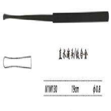 金鐘剝離器直 N1M130 19cm 直 水滴頭 φ0.8（鈦）顯微剝離器