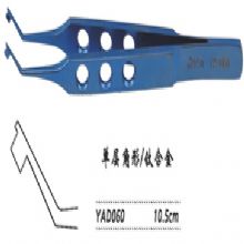 金鐘晶體折疊鑷  YAD060 10.5cm 單層角形（鈦）