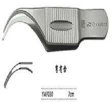 金鐘虹膜鑷7cm YAF030 7cm 彎有齒