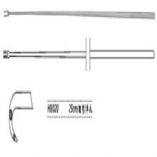 金鐘顯微喉鉤  H8I020 25cm 圓彎 單爪