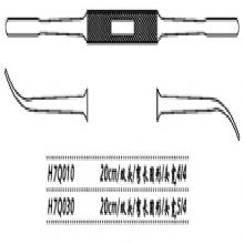 金鐘鼻剝離器彎長圓形 H7Q010 20cm雙頭 彎長圓形 頭寬4/4H7版鼻剝離器