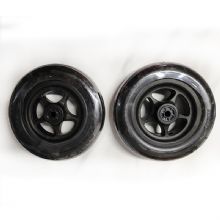 MIKI三貴手動(dòng)輪椅車(chē)配件前輪 6寸光輪 避震胎 CRT系列