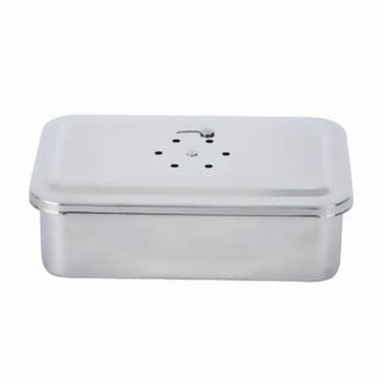 華瑞不銹鋼消毒盤(有孔) A057 140×90×45毫米(6″)