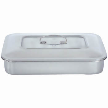 華瑞不銹鋼消毒盤(無孔) A063 230×150×60.5毫米(9″)