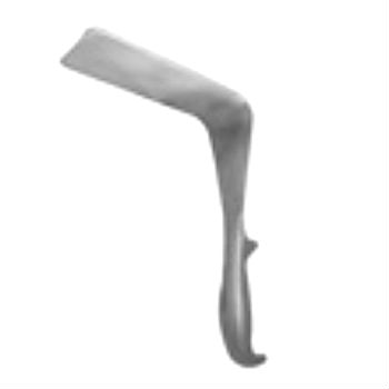 金鐘子宮拉鉤雙鉤柄 24cm 雙鉤柄 凹 35×95mm