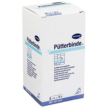 德國保赫曼保易定高強度壓力繃帶 Putterbinde 8cmx5m 貨號:9318081