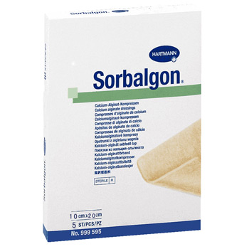 德國保赫曼德濕康藻酸鈣傷口敷料 Sorbalgon 10x20cm 貨號:9995891