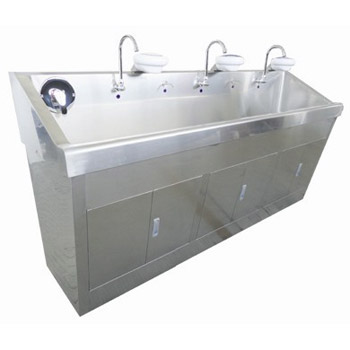 華瑞不銹鋼電熱自動(dòng)感應(yīng)洗手池(普通型)C281 2200×650×1245