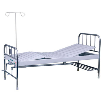 華瑞不銹鋼噴塑混合型雙搖病床D131 2020×920×1000mm