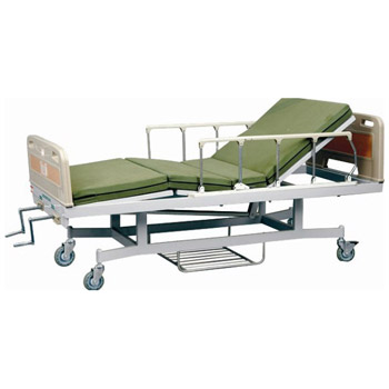 華瑞ABS床頭噴塑雙搖病床D151 2150×920×1000mm