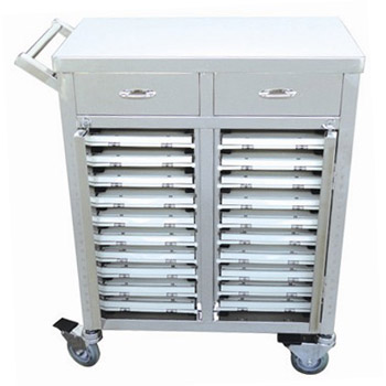 華瑞不銹鋼雙列病歷夾車B382 IV型 743×373×870mm