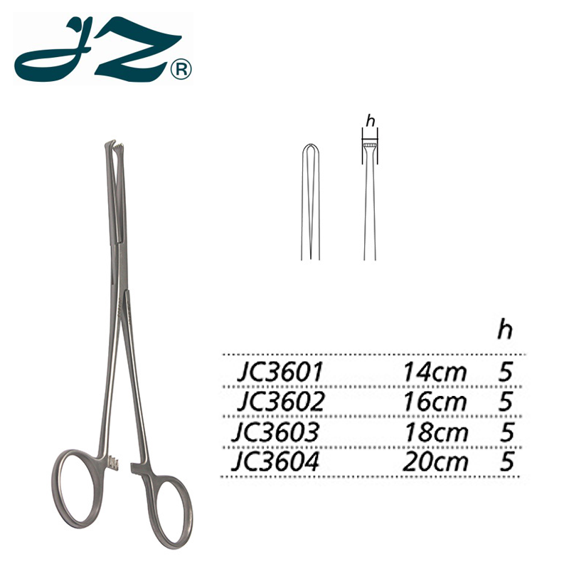 金鐘組織鉗普通 JC3603 18cm 頭寬5 WD