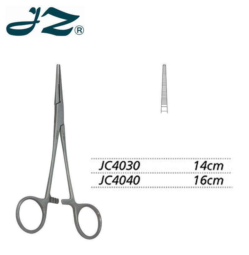 金鐘止血鉗直全齒 JC4040 16cm 直全齒(克氏)