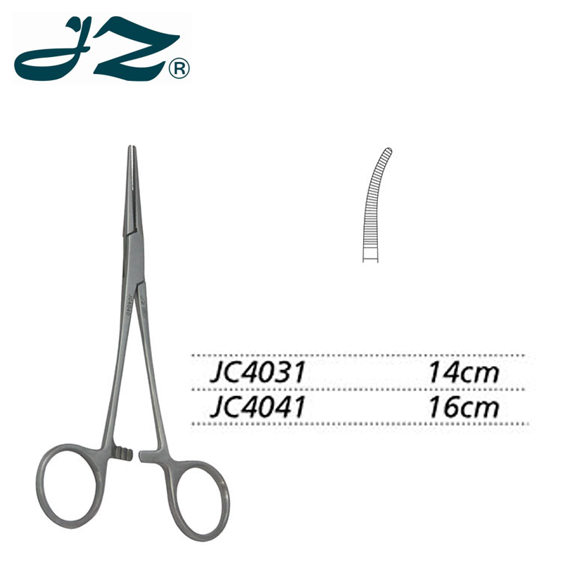 金鐘止血鉗彎全齒 JC4031 14cm 彎全齒(克氏)