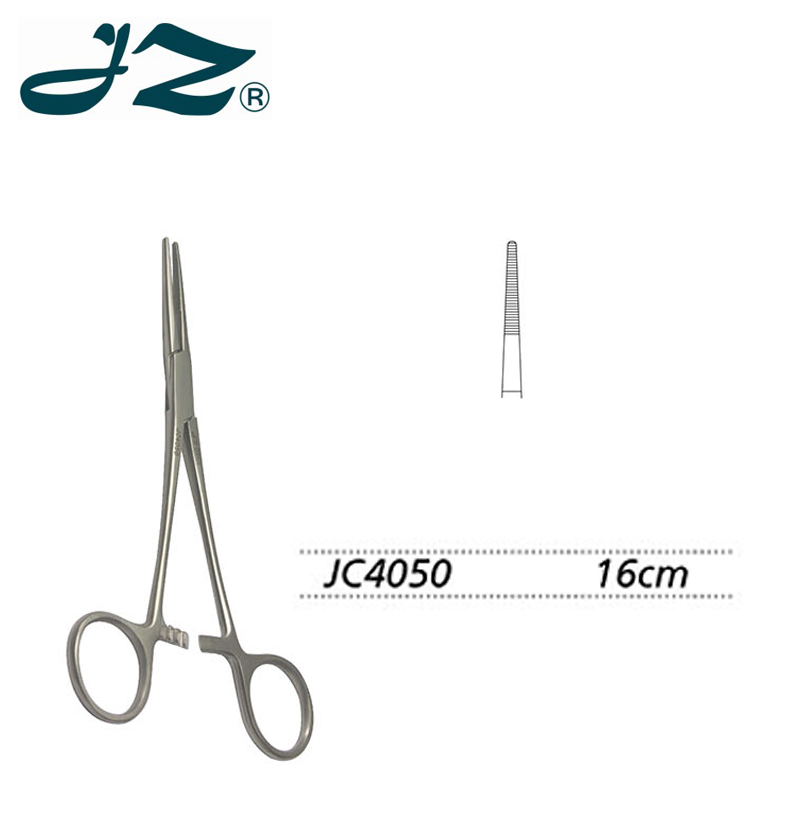 金鐘止血鉗直半齒 JC4050 16cm 直半齒(蘭氏)
