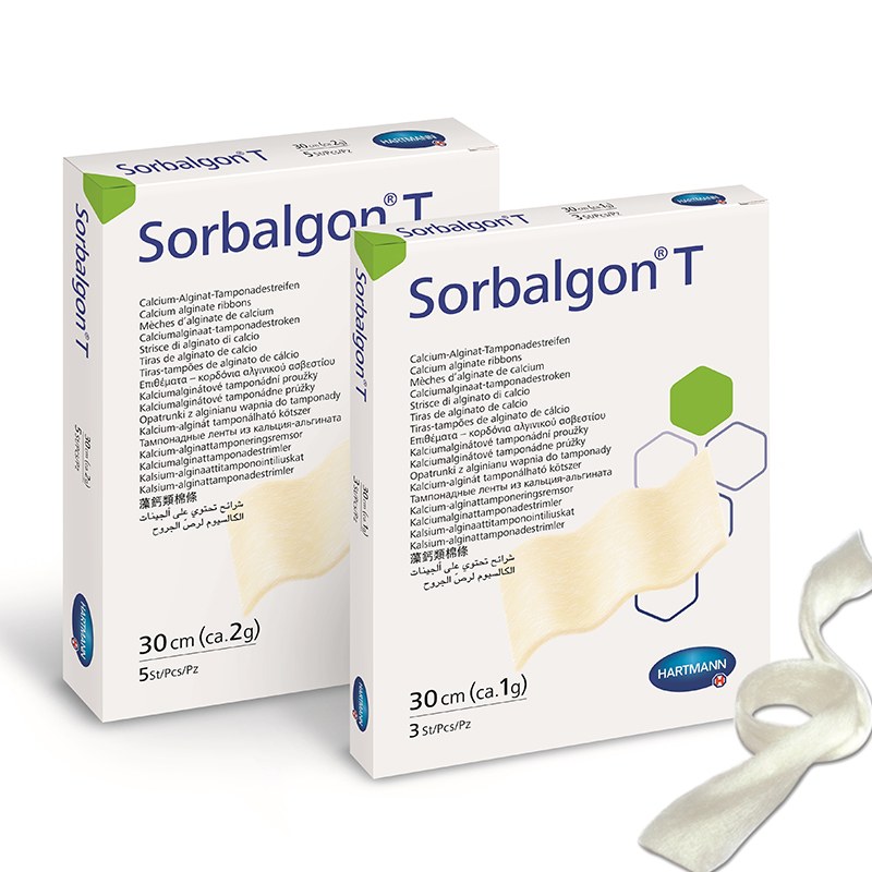 德國保赫曼德濕康藻酸鈣傷口敷料 Sorbalgon T型 1g/30cm