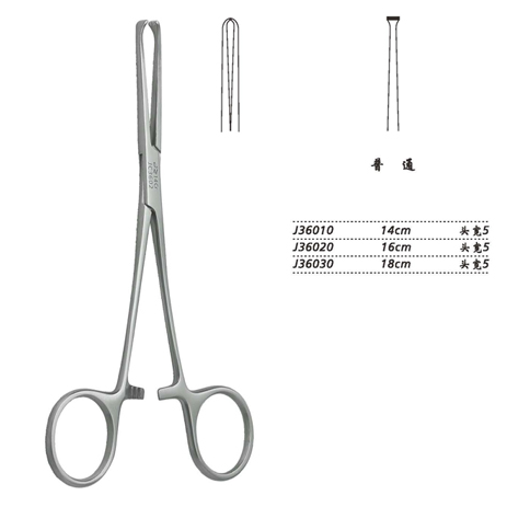 金鐘組織鉗普通 J36030 18cm 頭寬5