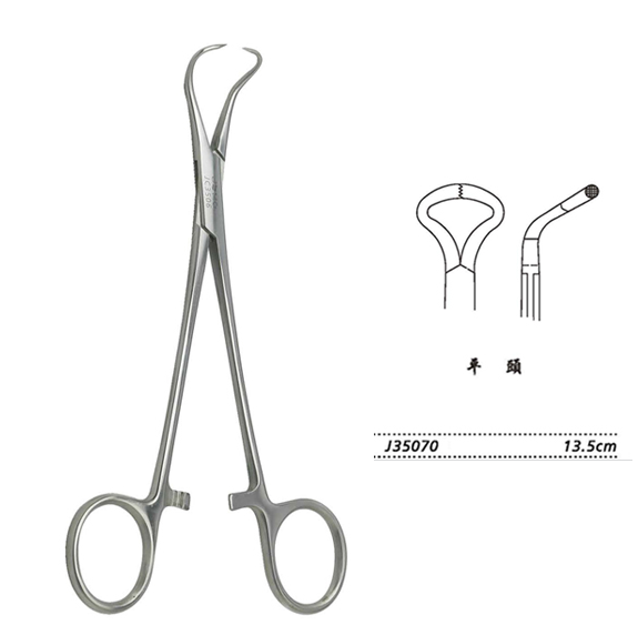 金鐘帕巾鉗  J35070 13cm 平頭