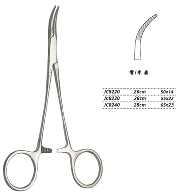 金鐘分離結扎鉗28cm JC8240 28cm 65×23半齒