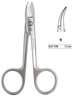 金鐘金冠剪 K21190 11cm 彎