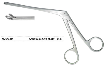 金鐘鼻組織鉗尖頭 H7D040 12cm 上彎30° 尖頭  寬3.8