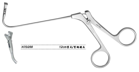 金鐘鼻組織鉗蝴蝶頭 H7D200 12cm 管式 直蝴蝶頭 上翹110° 寬5.2