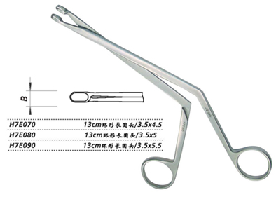金鐘鼻息肉鉗H7E070 13cm 環(huán)形長(zhǎng)圓頭 3.5×4.5