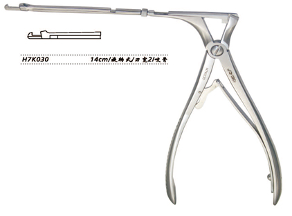 金鐘鼻竇咬骨鉗 H7K030 14cm旋轉(zhuǎn)式 刃寬2