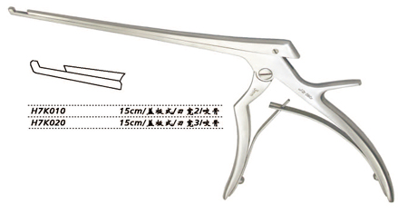 金鐘鼻竇咬骨鉗  H7K020 15cm蓋板式 刃寬3