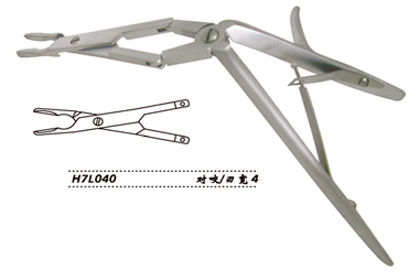 金鐘鼻中隔咬骨鉗  H7L040 對(duì)咬 刃寬4