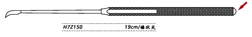 金鐘鼻粘膜刀H7Z150 19cm 鐮狀尖