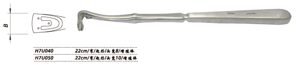 金鐘鼻增殖體刮匙有鉤 H7U040 有鉤 頭寬8