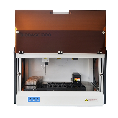 博科全自動(dòng)酶免分析系統(tǒng)BIOBASE1000 1個(gè)加樣通道，2塊酶標(biāo)板位，192個(gè)樣本位