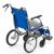 MIKI三貴手動輪椅車CRT-2  藍色 A-19B