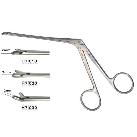 金鐘鼻篩骨鉗12cm 角彎 長圓頭 刃寬2