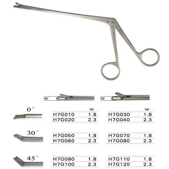 金鐘鼻咬切鉗15cm 蓋板式角彎30°長圓頭頭寬1.8